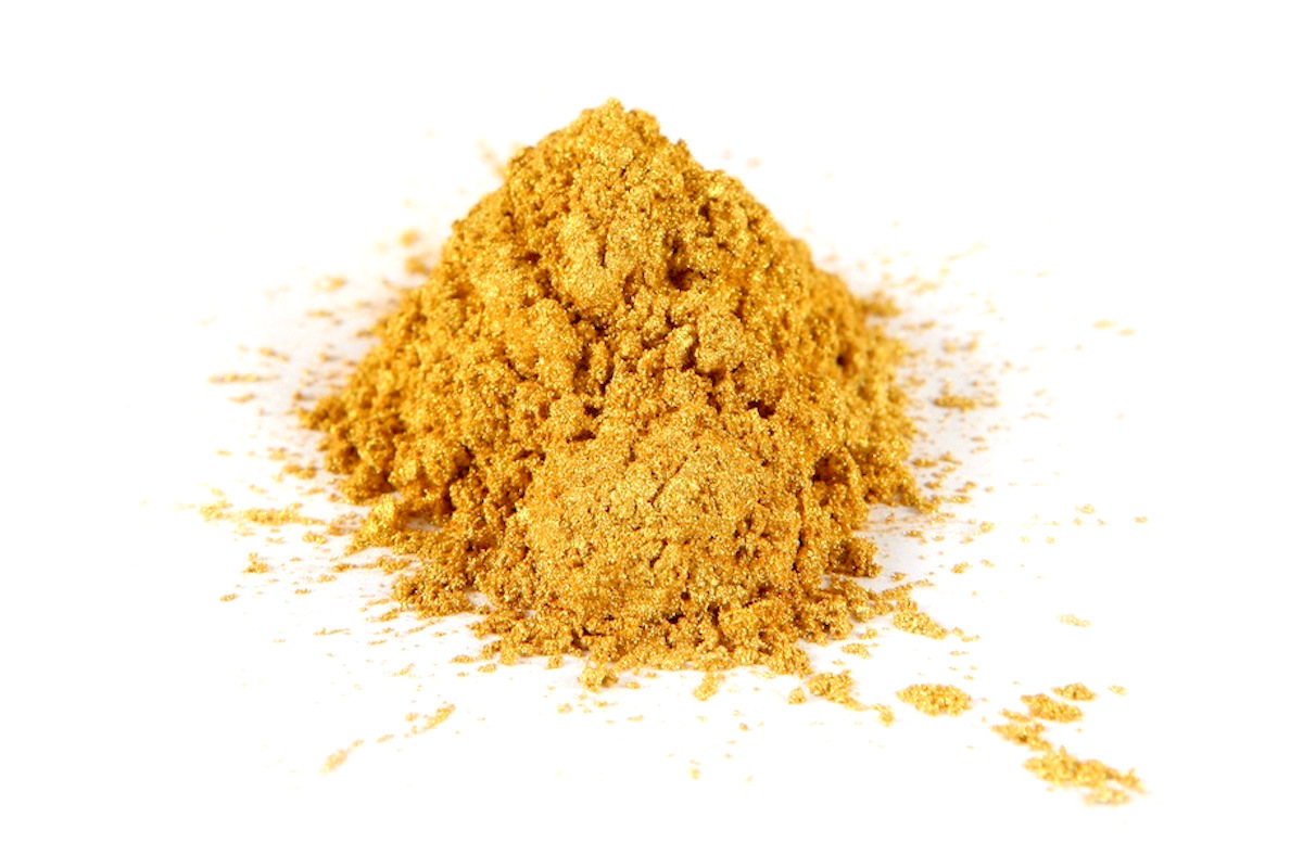 ՈՍԿԵԶՕԾ ԴԵՂԻՆ (YELLOW GOLD) փոշի-մետաղական գունանյութ