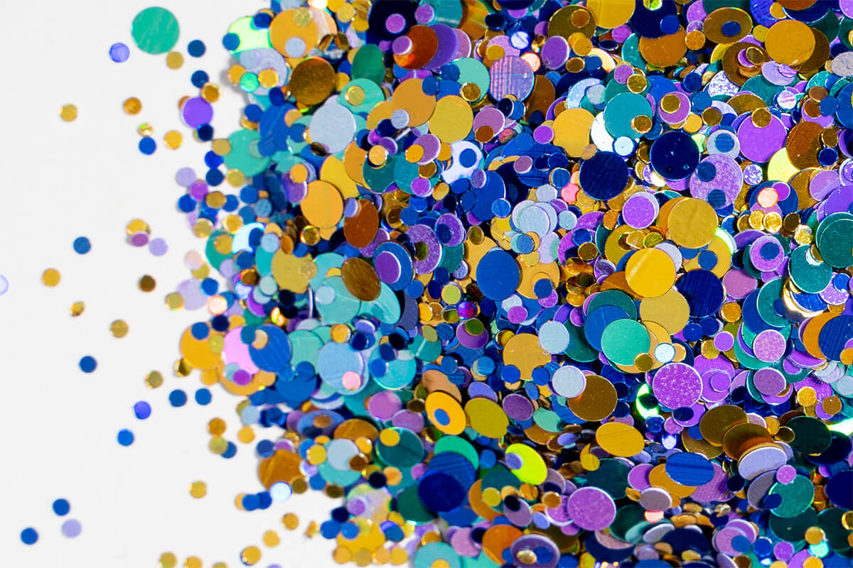 Գլիտերային փայլեր «ԾԱՂԿԱՅԻՆ ՓՈՒՆՋ» (FLOWER POWER Glitter Flakes) - Image 2