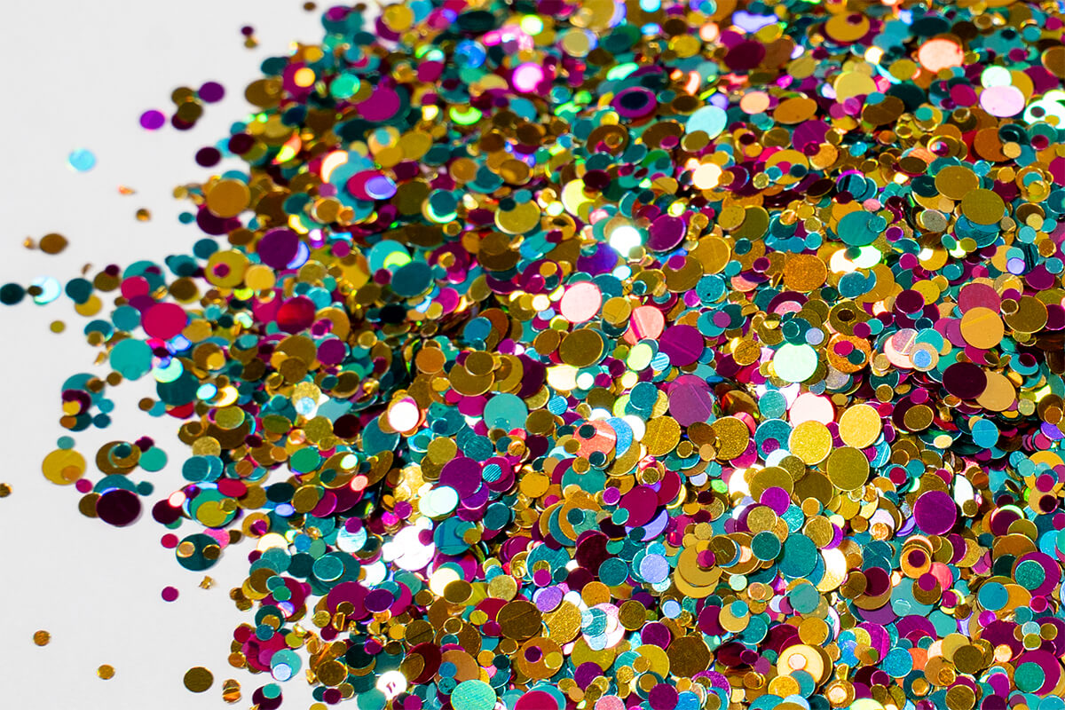 Գլիտերային փայլեր «ԾԻԱԾԱՆ» (RAINBOW Glitter Flakes) - Image 2