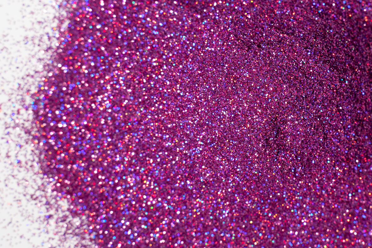 ՖՈՒԿՍԻԱ փոշի-փայլային գունանյութ (PURPLE GLITTER POWDER) - Image 2