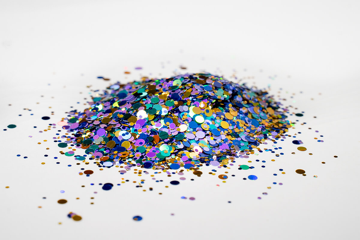 Գլիտերային փայլեր «ԾԱՂԿԱՅԻՆ ՓՈՒՆՋ» (FLOWER POWER Glitter Flakes)
