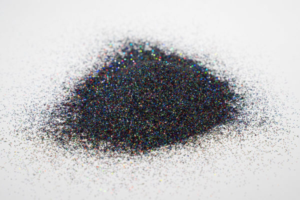 ՍԵՎ ՀՈԼՈԳՐԱՖԻԿ փոշի-փայլային գունանյութ (BLACK Holographic GLITTER POWDER)